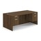 Officesource 29.50'' H, Modern Walnut, 71.00'' W X DBLHDPL101MW - alternate 2